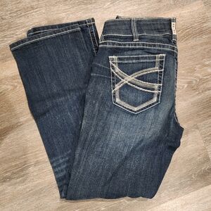 Ariat Women's Boot Cut Jeans in Deep Indigo 31S